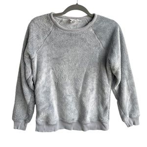 For The REPUBLIC Faux Fur Grey Sweatshirt